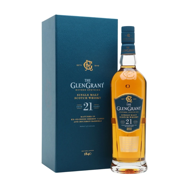 The Glen Grant 21-Year-Old 46% ABV, 70cl 0.7L