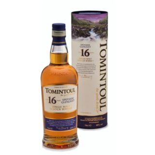 Tomintoul Speyside Glenlivet Single Malt Scotch Whisky 16 Years Old 1L