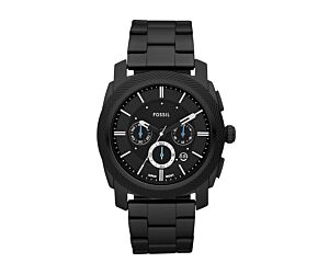 FOSSIL ANALOG BLACK DIAL AND BAND MEN'S STAINLESS STEEL WATCH  -  FS4552 1PC