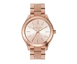 MICHAEL KORS STAINLESS STEEL ANALOG ROSE GOLD DIAL WOMEN WATCH, ROSE GOLD BAND - MK3513 1PC