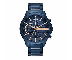 ARMANI EXCHANGE ANALOG BLUE DIAL AND BAND MEN'S STAINLESS STEEL WATCH - AX2430 1PC